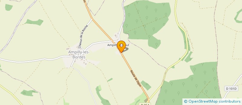 localisation de l'entreprise GFA PORCHEROT  POISEUL-LA-VILLE-ET-LAPERRIERE