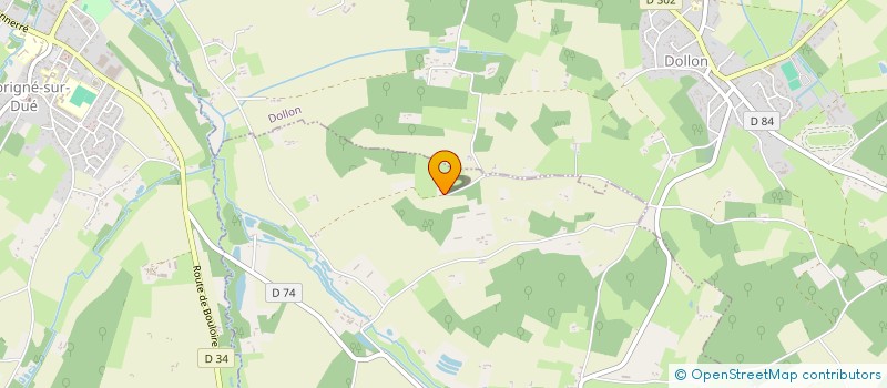 localisation de l'entreprise GFA PORTE  BOULOIRE