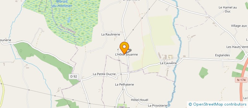 localisation de l'entreprise GFA POULAIN  PONT-HEBERT