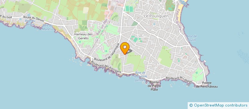 localisation de l'entreprise GFA PRE FELINO  LE POULIGUEN