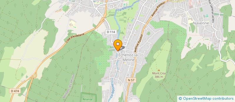 localisation de l'entreprise GFA PRE MOUREY  MONTIGNY-LES-VESOUL