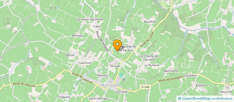 localisation de l'entreprise GFA PROPRIETE & DOMAIN F.JANOUEIX & FILS  MONTAGNE