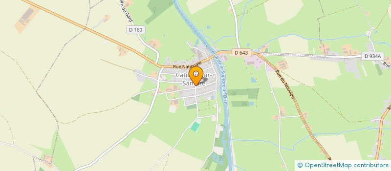 localisation de l'entreprise GFA PRUVOT FRERES à CATILLON-SUR-SAMBRE