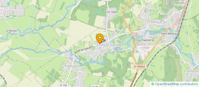 localisation de l'entreprise GFA QCB  CHILLY-LE-VIGNOBLE