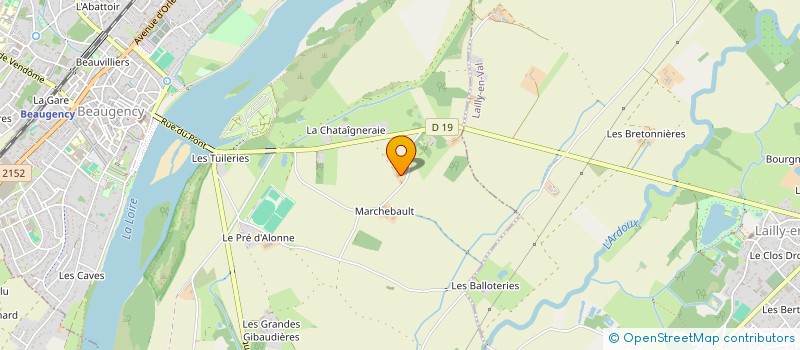 localisation de l'entreprise GFA QUARTIER DE MAISON NEUVE  BEAUGENCY