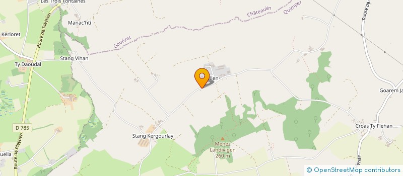 localisation de l'entreprise GFA QUEAU ROHOU  EDERN