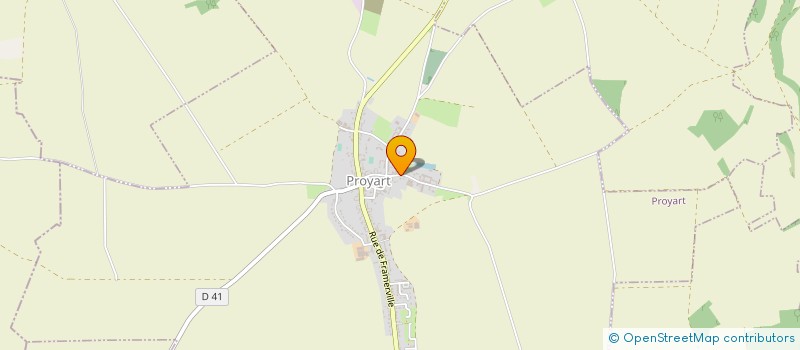 localisation de l'entreprise GFA QUILLET  PROYART