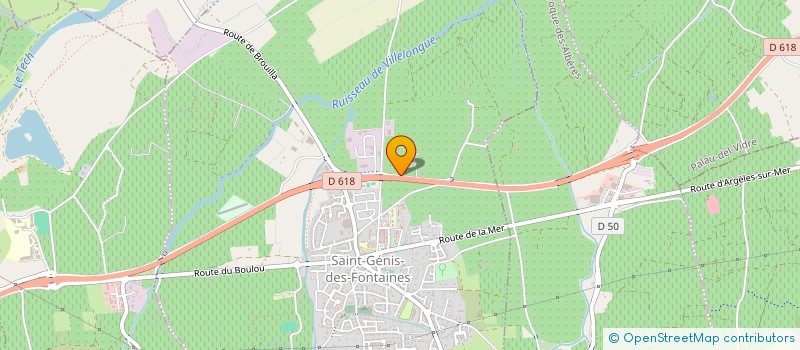 localisation de l'entreprise GFA RAYBEAU  ST GENIS DES FONTAINES