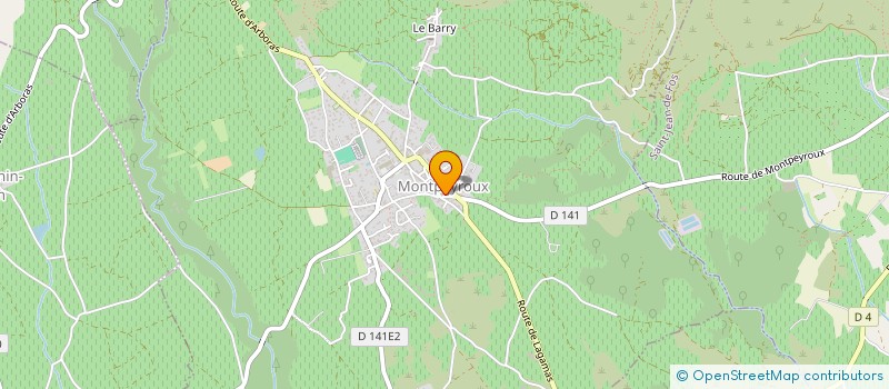 localisation de l'entreprise GFA RAYMOND-FOBIS  MONTPEYROUX