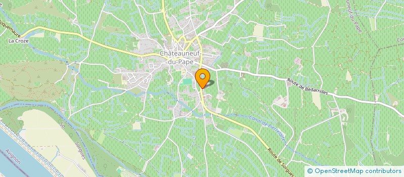 localisation de l'entreprise GFA REGIS AVRIL  CHATEAUNEUF-DU-PAPE