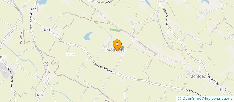 localisation de l'entreprise GFA REILHES  MAURENS-SCOPONT