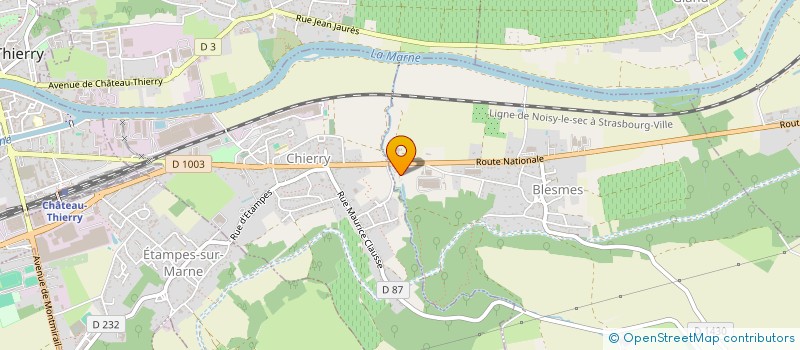 localisation de l'entreprise GFA RENAISSANCE  BLESMES