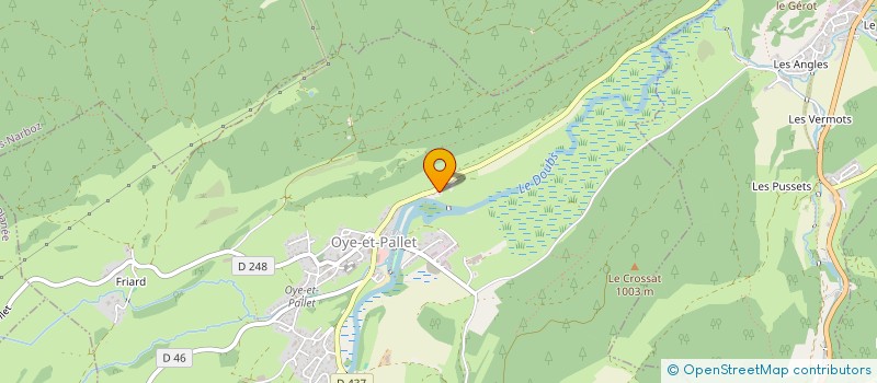 localisation de l'entreprise GFA RENAUD  OYE-ET-PALLET