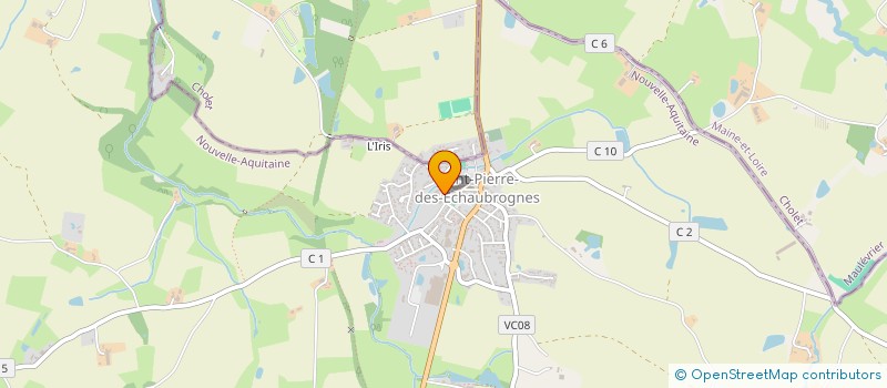 localisation de l'entreprise GFA RENAUD à SAINT-PIERRE-DES-ECHAUBROGNES