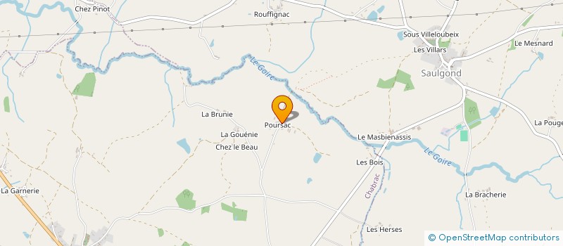 localisation de l'entreprise GFA RESTOUX  CHABRAC