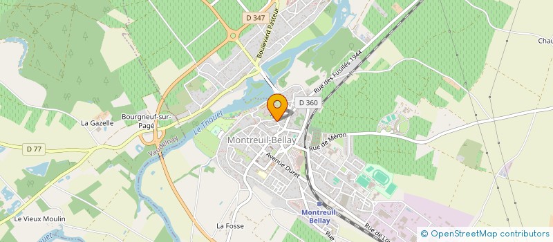 localisation de l'entreprise GFA REV  LE PUY-NOTRE-DAME