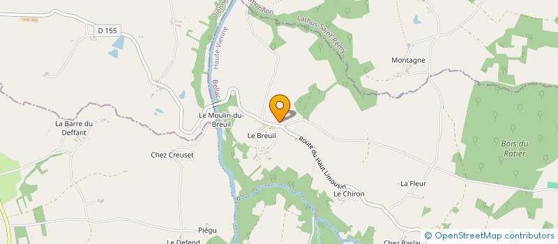 localisation de l'entreprise GFA RICHARDSON  ASNIERES-SUR-BLOUR