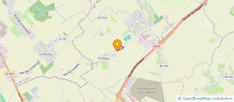 localisation de l'entreprise GFA RIGAUT  FROMELLES