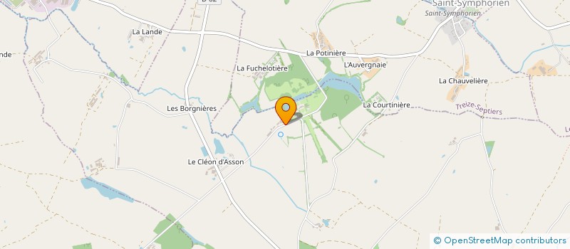 localisation de l'entreprise GFA RINEAU  LA BOISSIERE-DE-MONTAIGU