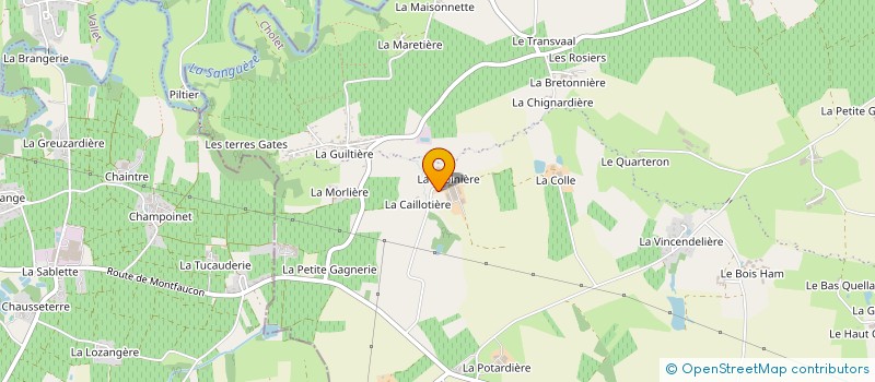 localisation de l'entreprise GFA RINEAU à SEVREMOINE