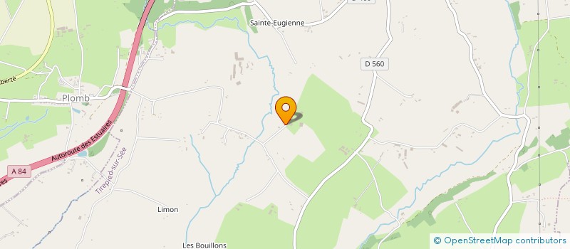 localisation de l'entreprise GFA RIVIERE JF  TIREPIED-SUR-SEE