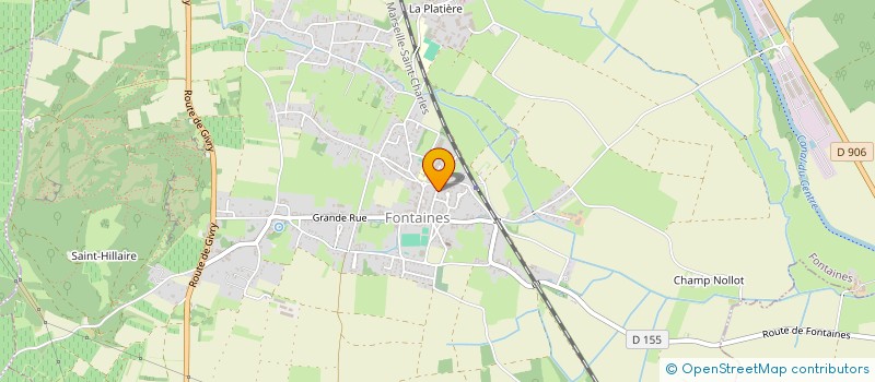 localisation de l'entreprise GFA ROBERJOT-DRILLIEN  FONTAINES