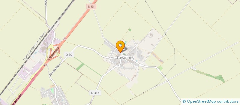 localisation de l'entreprise GFA ROBERT MANGEART LAPIE  LAVANNES