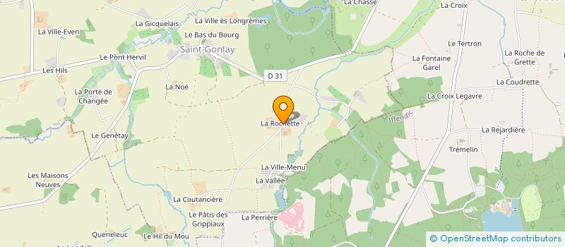 localisation de l'entreprise GFA ROBIN  SAINT-GONLAY