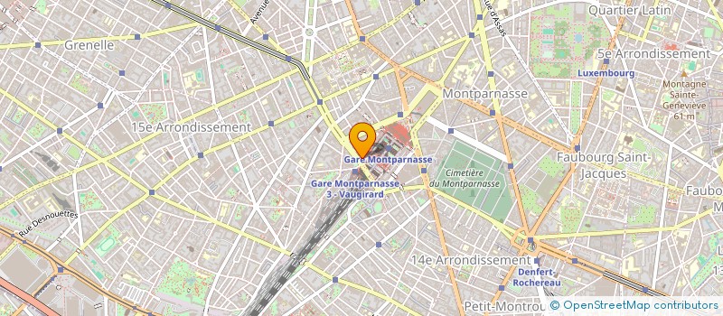 localisation de l'entreprise GFA ROC DE L'ABEILLE  PARIS