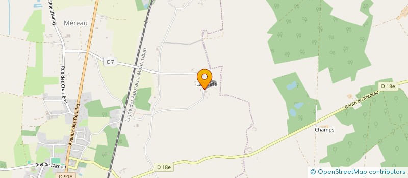 localisation de l'entreprise GFA  ROCLAUMEDEAU  MEREAU