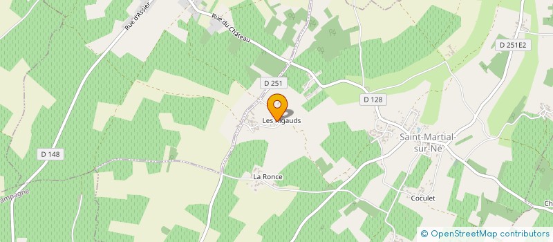 localisation de l'entreprise GFA ROGER MICHELE  SAINT-MARTIAL-SUR-NE