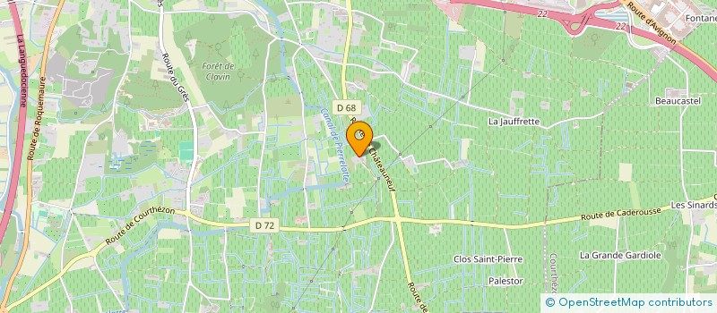 localisation de l'entreprise GFA ROGER PERRIN  ORANGE