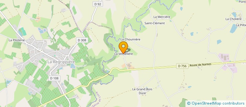 localisation de l'entreprise GFA ROLLANDEAU  BEAUPREAU-EN-MAUGES