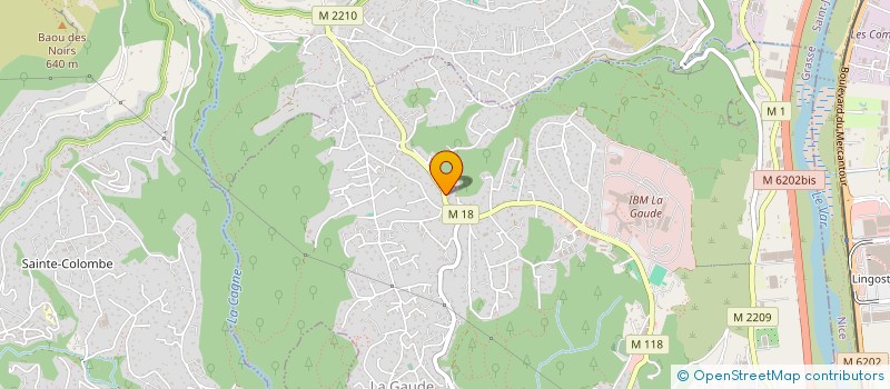 localisation de l'entreprise GFA ROMIE  LA GAUDE