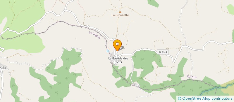 localisation de l'entreprise GFA ROMIGUIER  CORNUS