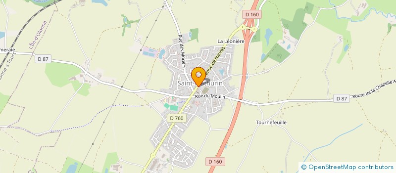 localisation de l'entreprise GFA RONDEAU  SAINT-MATHURIN