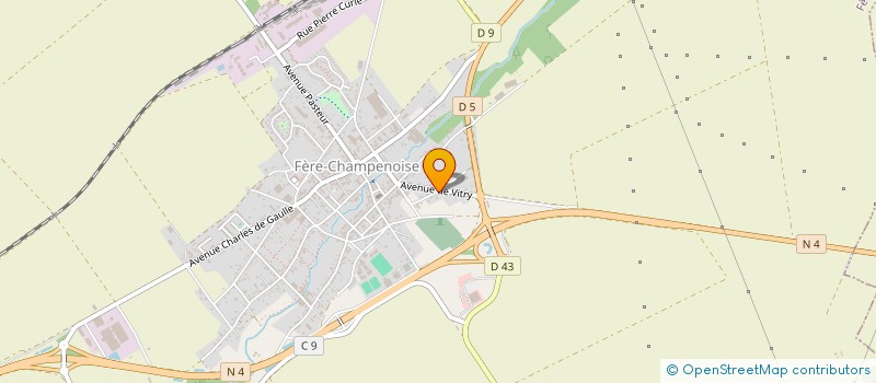 localisation de l'entreprise GFA ROSAY  FERE-CHAMPENOISE