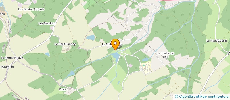localisation de l'entreprise GFA ROUSSEAU  MAREUIL-SUR-CHER