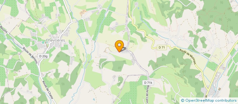 localisation de l'entreprise GFA ROUSSET à CHEVRIERES