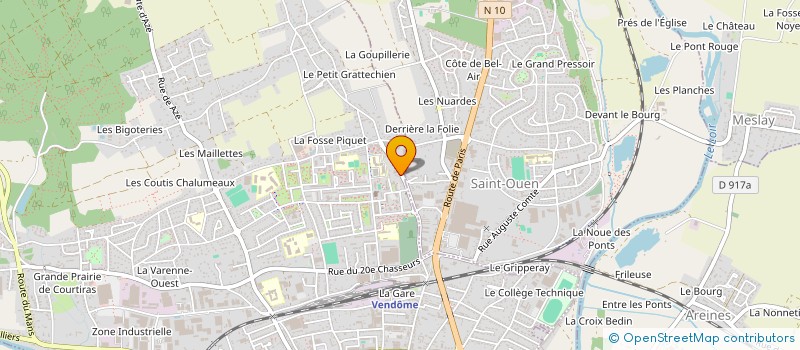 localisation de l'entreprise GFA ROUTE DE POULINE  SAINTE-ANNE