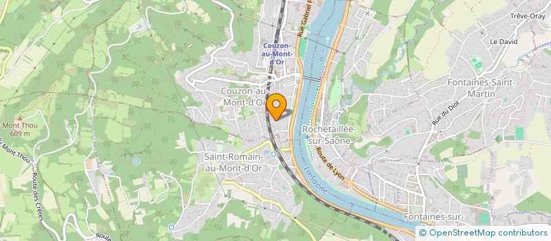 localisation de l'entreprise GFA RUELLE GUISE  COUZON-AU-MONT-D'OR