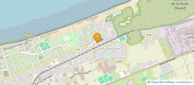 localisation de l'entreprise GFA S FLORDUNES  LEFFRINCKOUCKE