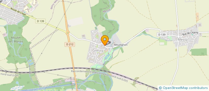 localisation de l'entreprise GFA SADFA  GRESSY