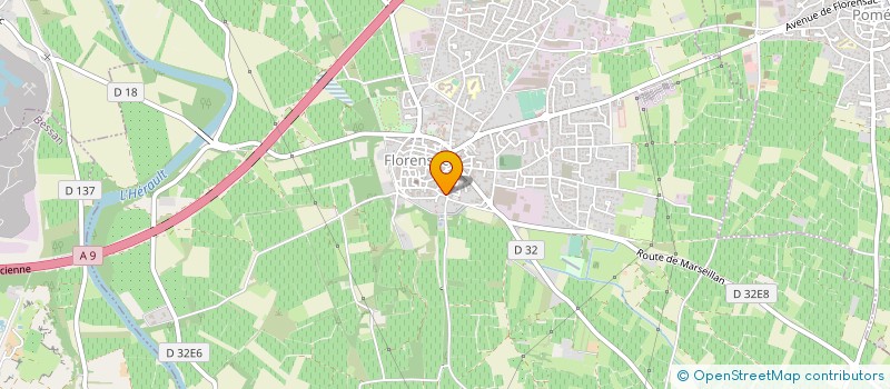 localisation de l'entreprise GFA SAINT AMBROISE  FLORENSAC