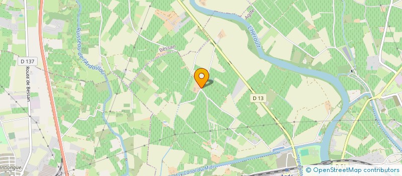 localisation de l'entreprise GFA SAINT AMBROISE  AGDE