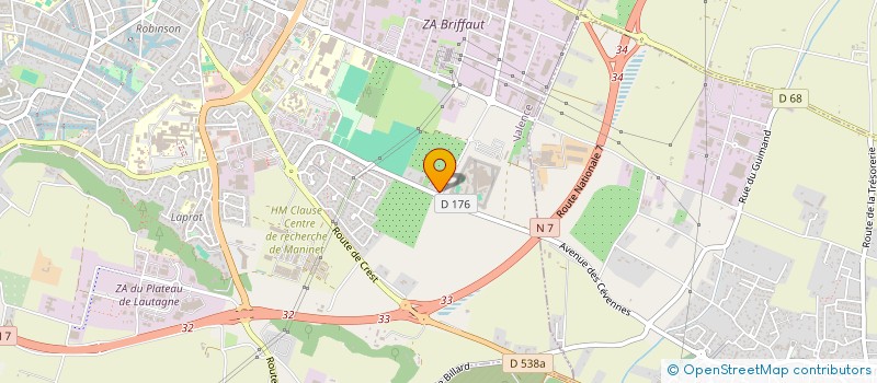 localisation de l'entreprise GFA SAINT DENIS à VALENCE