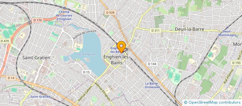 localisation de l'entreprise GFA SAINT ESTEBE à ENGHIEN-LES-BAINS