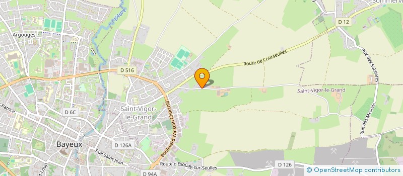 localisation de l'entreprise GFA SAINT JACQUES  SAINT-VIGOR-LE-GRAND