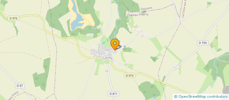 localisation de l'entreprise GFA SAINT LAURENT  LATILLY