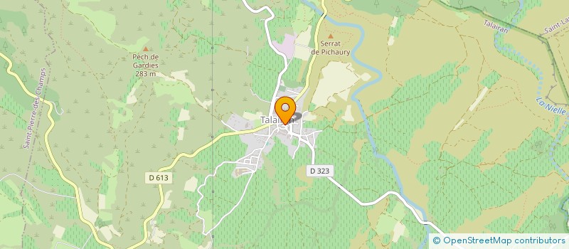 localisation de l'entreprise GFA SAINT MICHEL  TALAIRAN